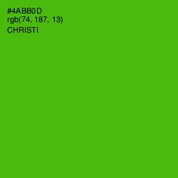 #4ABB0D - Christi Color Image