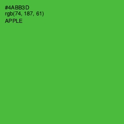 #4ABB3D - Apple Color Image