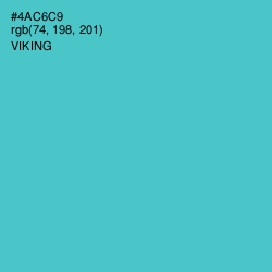 #4AC6C9 - Viking Color Image