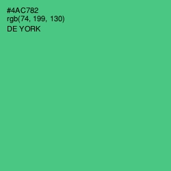 #4AC782 - De York Color Image