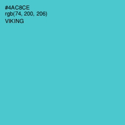 #4AC8CE - Viking Color Image