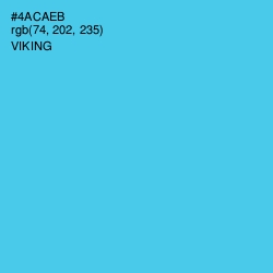 #4ACAEB - Viking Color Image