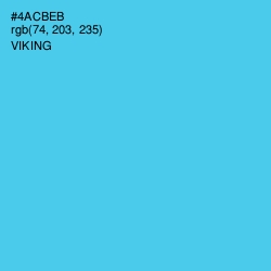 #4ACBEB - Viking Color Image