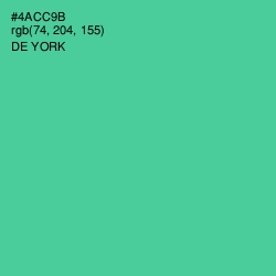 #4ACC9B - De York Color Image