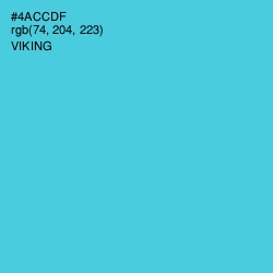 #4ACCDF - Viking Color Image