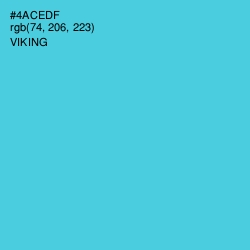 #4ACEDF - Viking Color Image