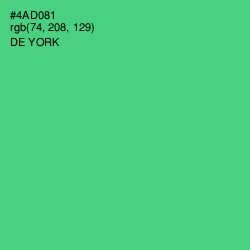 #4AD081 - De York Color Image