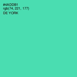 #4ADDB1 - De York Color Image