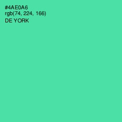 #4AE0A6 - De York Color Image