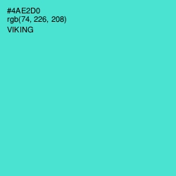 #4AE2D0 - Viking Color Image