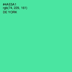 #4AE5A1 - De York Color Image