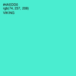 #4AEDD0 - Viking Color Image
