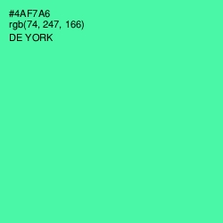 #4AF7A6 - De York Color Image