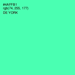 #4AFFB1 - De York Color Image