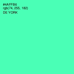 #4AFFB6 - De York Color Image