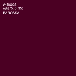 #4B0023 - Barossa Color Image