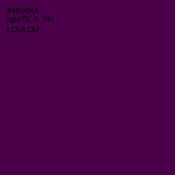 #4B004A - Loulou Color Image