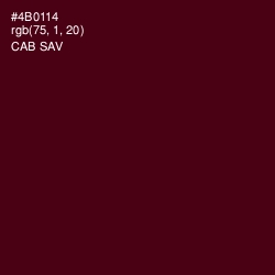 #4B0114 - Cab Sav Color Image