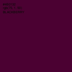 #4B0132 - Blackberry Color Image