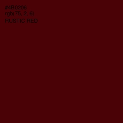 #4B0206 - Rustic Red Color Image