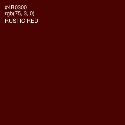 #4B0300 - Rustic Red Color Image