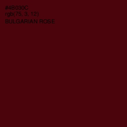 #4B030C - Bulgarian Rose Color Image