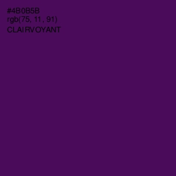 #4B0B5B - Clairvoyant Color Image