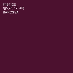 #4B112E - Barossa Color Image