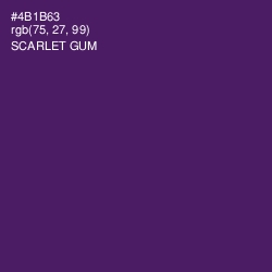 #4B1B63 - Scarlet Gum Color Image