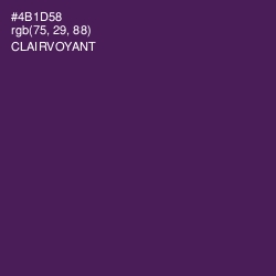 #4B1D58 - Clairvoyant Color Image