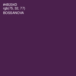 #4B204D - Bossanova Color Image