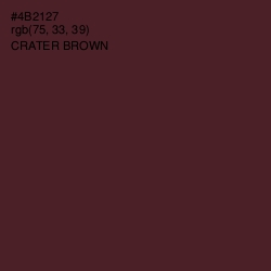 #4B2127 - Crater Brown Color Image