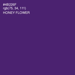 #4B226F - Honey Flower Color Image