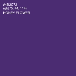 #4B2C72 - Honey Flower Color Image