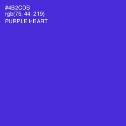 #4B2CDB - Purple Heart Color Image