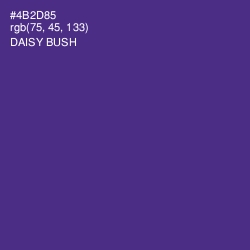 #4B2D85 - Daisy Bush Color Image