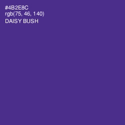 #4B2E8C - Daisy Bush Color Image