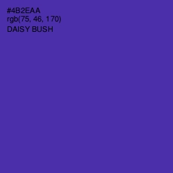 #4B2EAA - Daisy Bush Color Image
