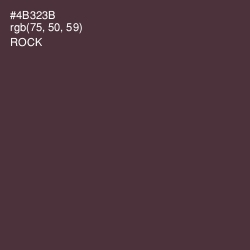 #4B323B - Rock Color Image