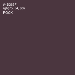 #4B363F - Rock Color Image