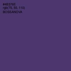 #4B376E - Bossanova Color Image