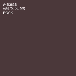 #4B383B - Rock Color Image