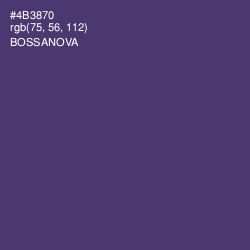 #4B3870 - Bossanova Color Image