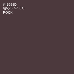 #4B393D - Rock Color Image