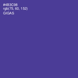 #4B3C98 - Gigas Color Image