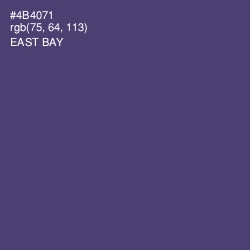 #4B4071 - East Bay Color Image