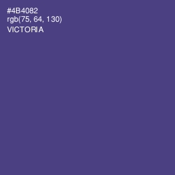 #4B4082 - Victoria Color Image