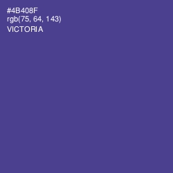 #4B408F - Victoria Color Image
