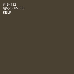 #4B4132 - Kelp Color Image