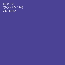 #4B4195 - Victoria Color Image